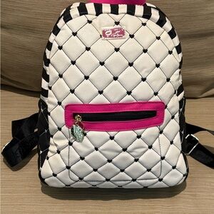 Betsey Johnson quilted Backpack